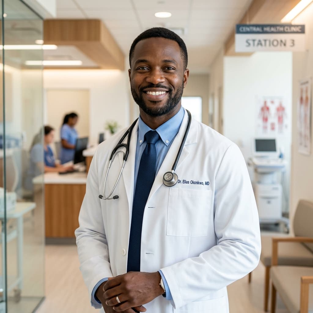 Dr. Stephen Aiyedun - Lead Dermatologist